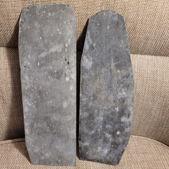 Antique Metal Printing Church Door Finger Plates Set of 2 Signed Medieval 15th C - Picture 6 of 9